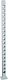 Aiapost Recal Bolmen hall, eri pikkused Vahepost 176,5 cm