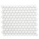 Mosaiik Hexagon valge 26 x 30 cm