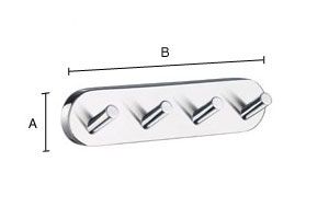 Nagi Smedbo Home HB359 mattmust 4 konksuga