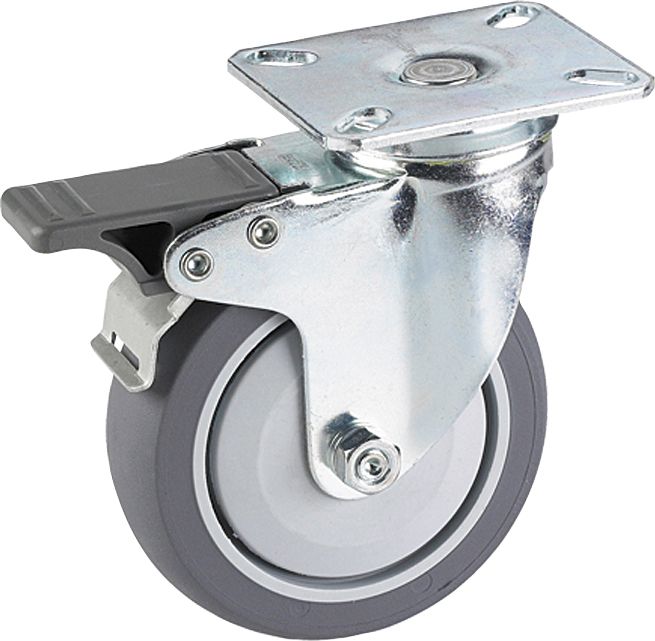 Mööbliratas Stabilit Ø 75 mm piduriga