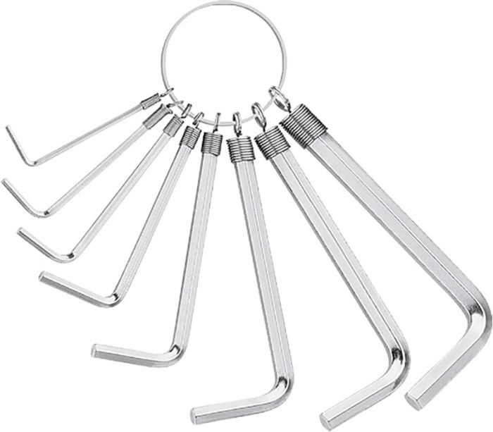 Kuuskantvõtmete komplekt 1,5 - 6 mm
