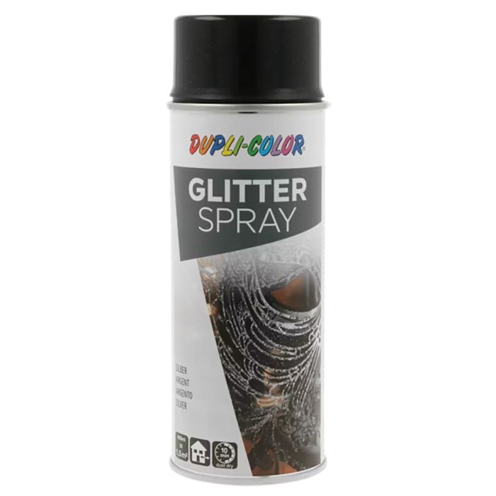 Aerosoolvärv Dupli-Color Glitter Spray 400 ml, hõbedane