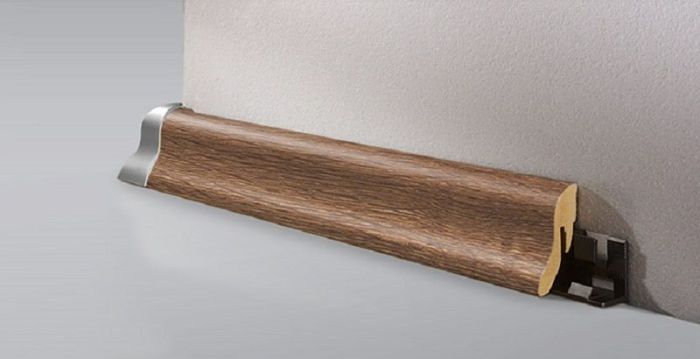 Põrandaliist Logoclic K40 Marsala MDF 22 x 40 x 2600 mm