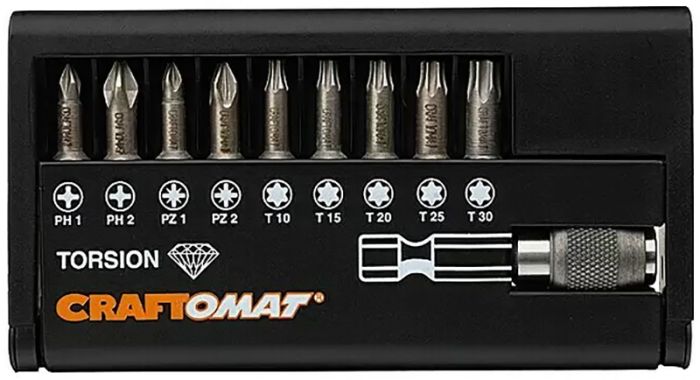 Otsikute komplekt Craftomat teemant 10-osaline