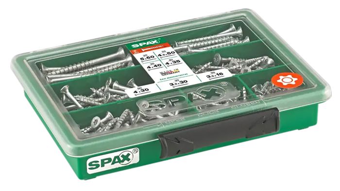 Kruvikomplekt Spax 245-osaline