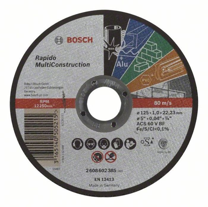 Lõikeketas Bosch 125 x 1 mm