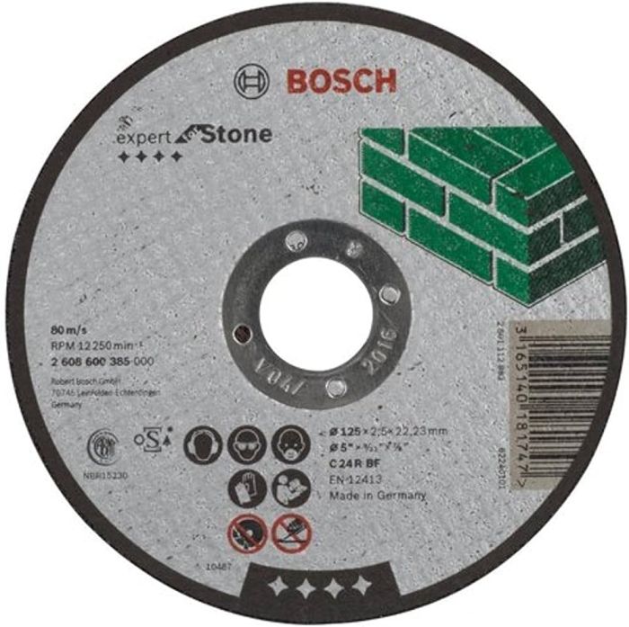 Lõikeketas Bosch 125 x 2,5 mm