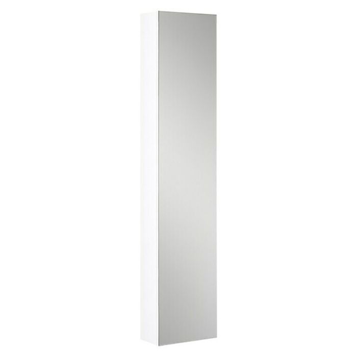 Kõrge kapp Camargue Orion peegliga 31 x 16,5 x 147 cm valge