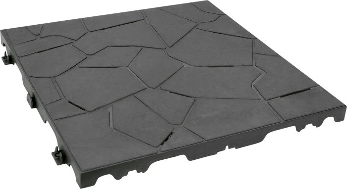 Klick plaat 38 x 38 cm, antratsiit