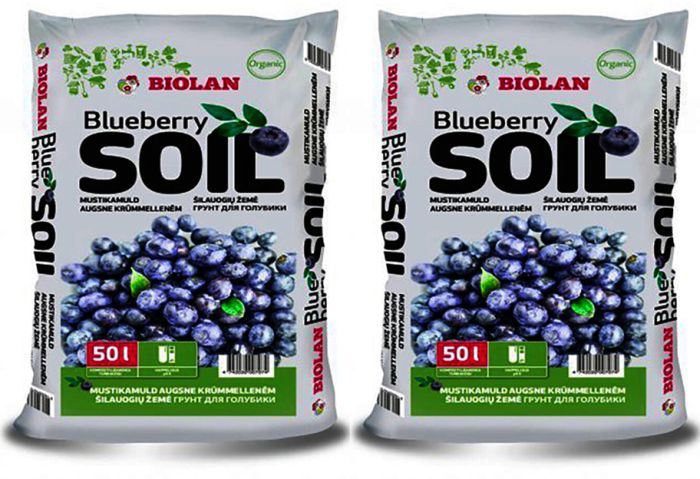 2 kotti Mustikamulda Biolan 50 l