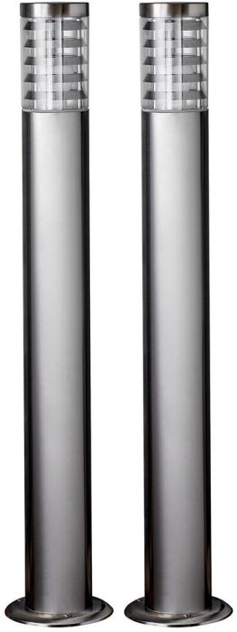 2 postvalgusti Airam Park Bollard RST Ø 10 x 92 cm
