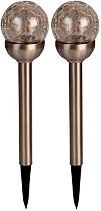 2 solarvalgustit Conga 39 cm 5lm maanduspiigiga