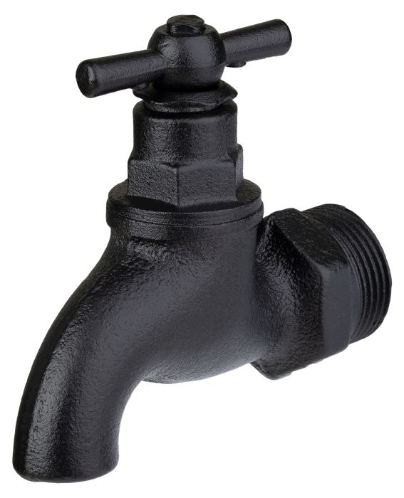 Veekraan Waalteco RT-20 must Ø 25 x 80 mm