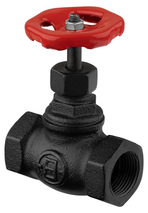 Ventiil Walteco RT-19 must/punane Ø 25 x 100 mm