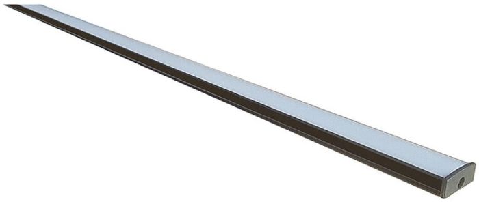 LED-valgusriba alumiiniumprofiil Direct Signs SLIM must 1 m