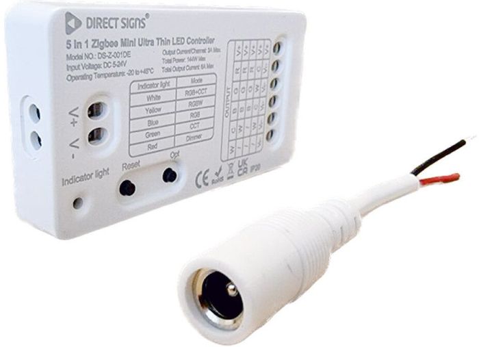 LED-valgusribade vastuvõtja Direct Signs 5in1 Zigbee