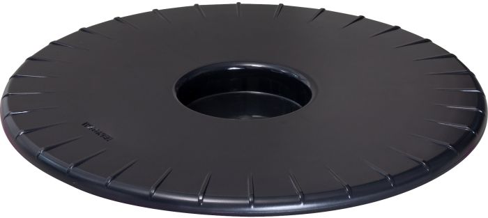 Lillepoti alus 30 cm, must