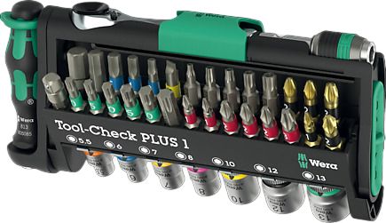 Tööriistakomplekt Wera Plus 1 39-osaline