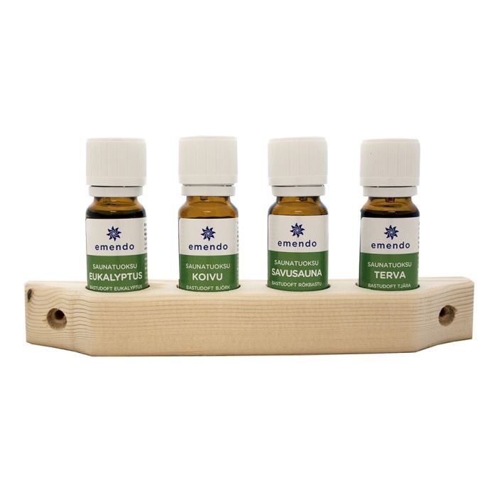 Saunaaroomid Emendo puidust alusel 4 x 10 ml