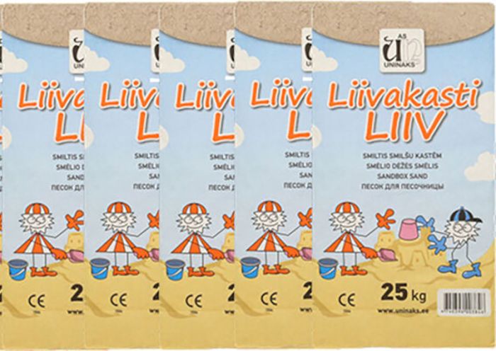 5 kotti liivakasti liiva Uninaks 25 kg