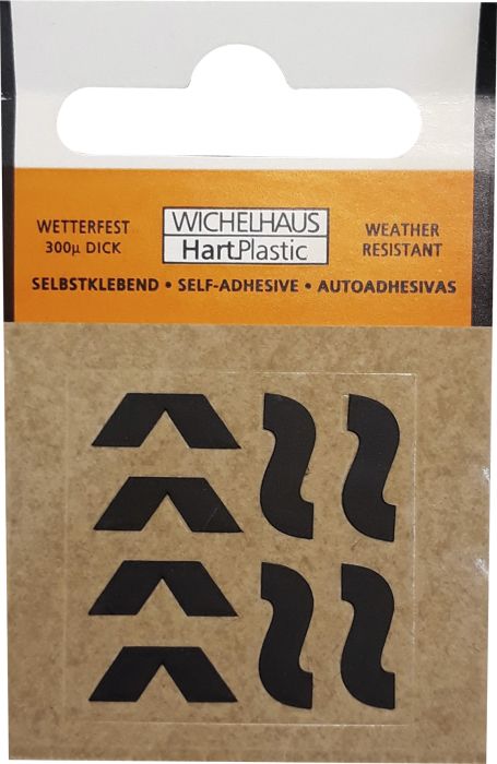 Märgid Wichelhaus HartPlastic must 30 mm