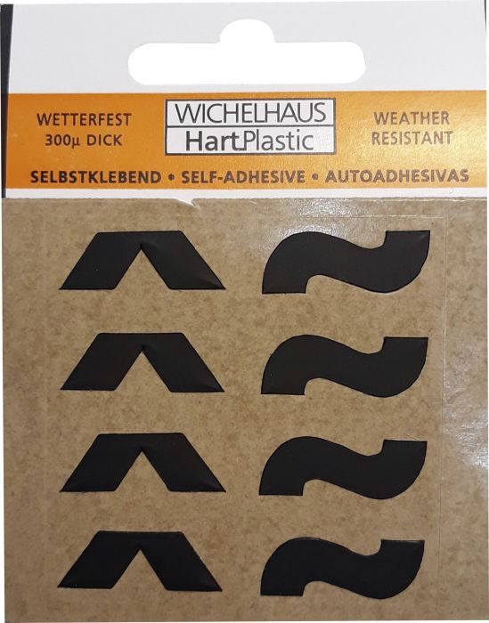 Märgid Wichelhaus HartPlastic must 50 mm