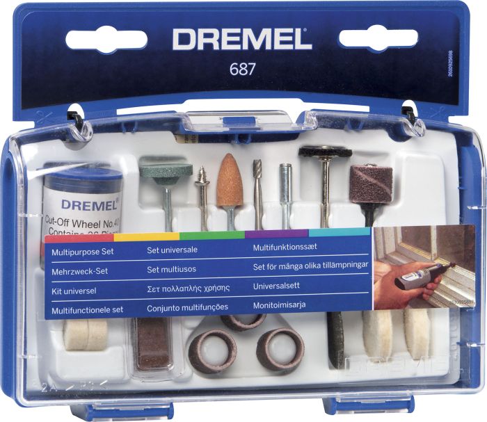 52-osaline universaalne komplekt Dremel 687