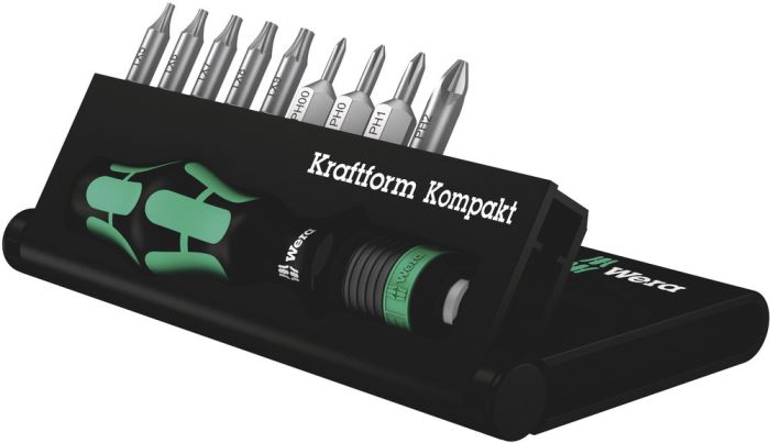 Kruvikeeraja ja otsikute komplekt Wera KK12