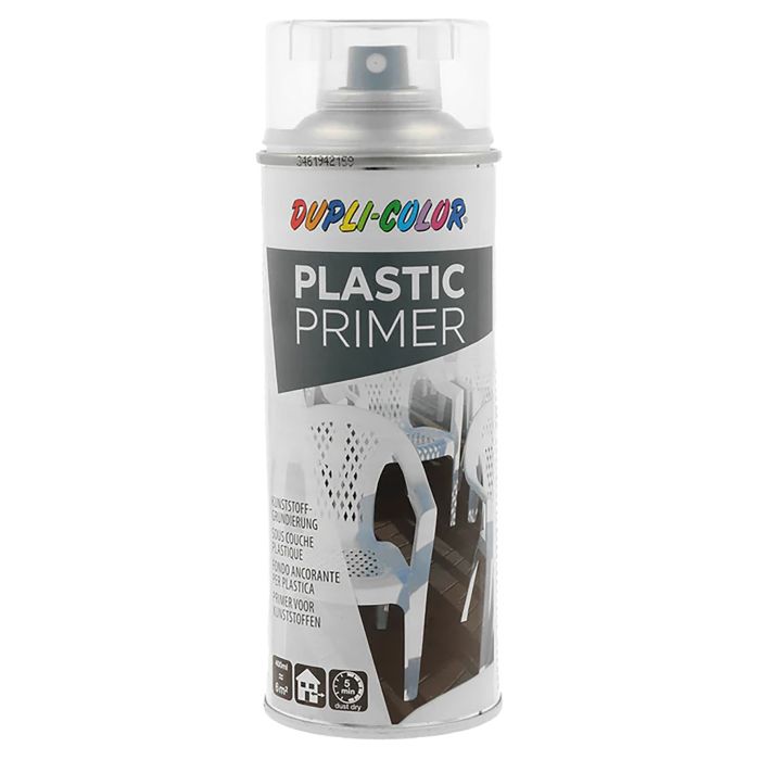 Aerosoolvärv Dupli-Color Plastic Primer 400 ml, värvitu