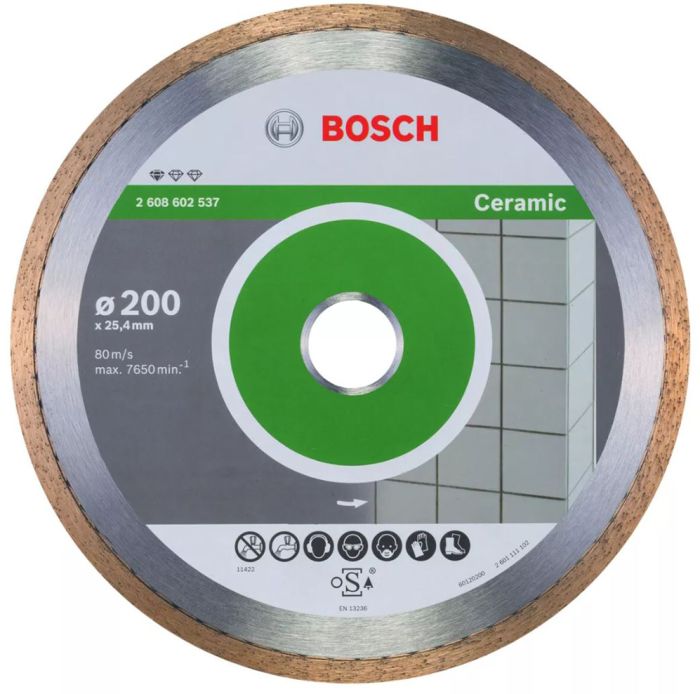 Teemantlõikeketas Bosch Standard for ceramic 200 mm