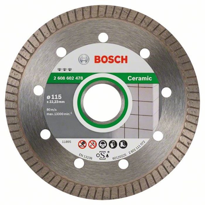Teemantlõikeketas Bosch Best for ceramic 115 mm