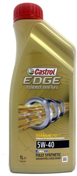 Mootoriõli täissünteetiline Edge FST 5W40 Turbo Diesel