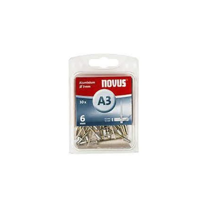 Alumiinium needid Novus A3 x 6 mm 30 tk
