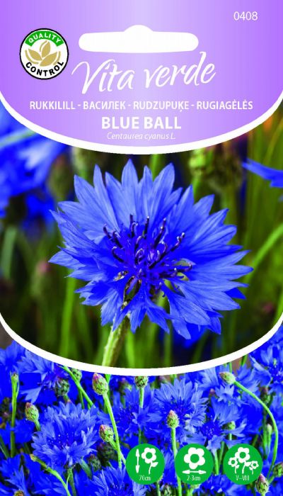 Rukkilill Blue Ball Vita verde 0,4 g
