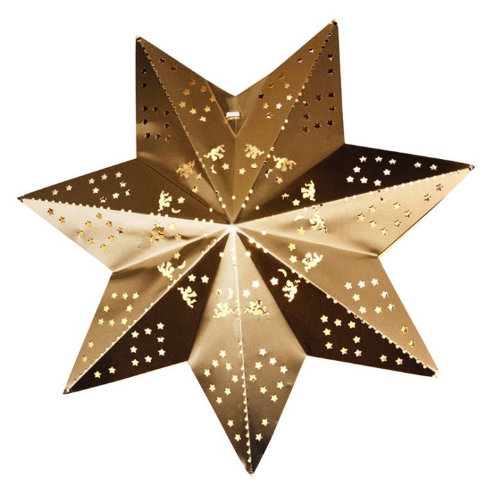 Metalltäht Leena LED messing