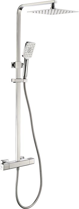 Dušikomplekt termostaatsegistiga Camargue Samsø Nexø 150 mm kroom