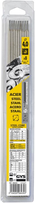 Keevituselektroodid Gys rutiil 4 mm