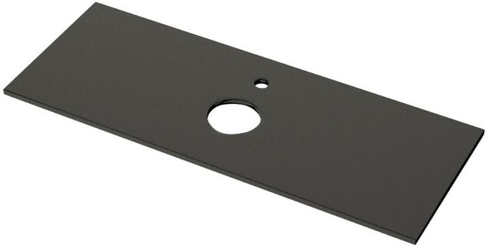 Valamu töötasapind Camargue Skärgård IQ 150,8 cm must/keskel