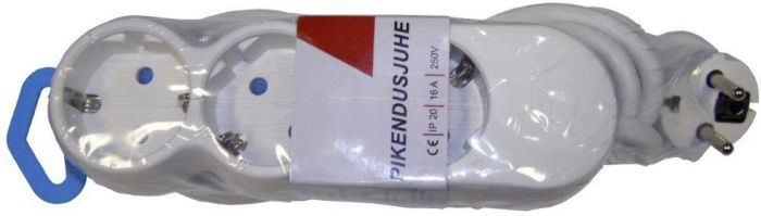 Pikendusjuhe 3-pesa, 5 m