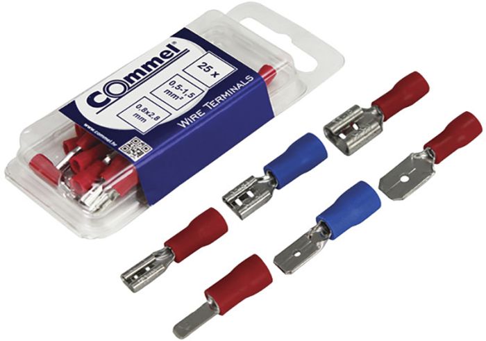 Juhtmeotsik isane 25 tk/pakk 0,5–1,5 mm²