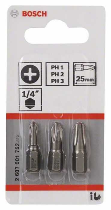 Kruviotsikud Bosch Torx8, 25 mm