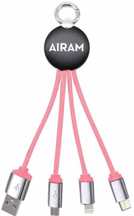 USB- laadija Airam Roosa pael 4in1