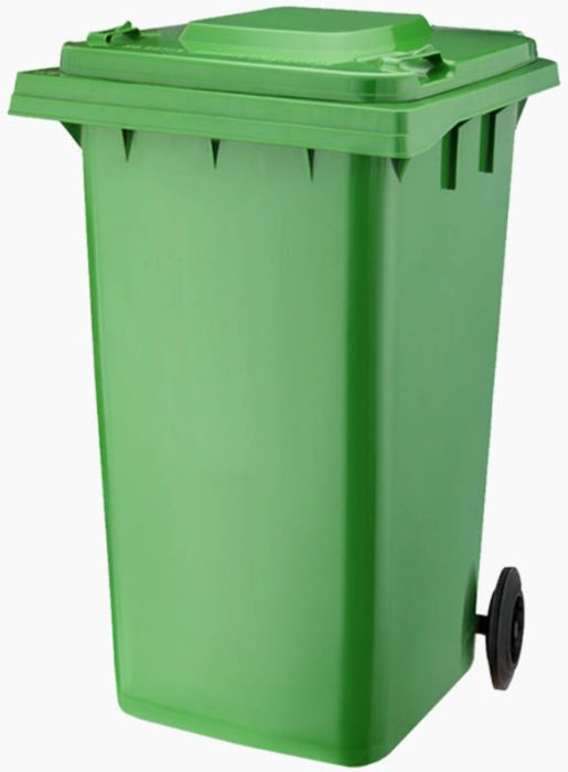 Prügikonteiner Aluoja 360 l, roheline
