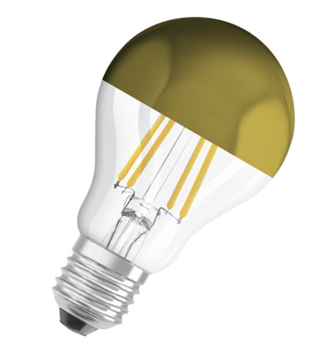 LED-lamp Osram Retrofit Classic A 50 7 W/2700K E27 kuldne