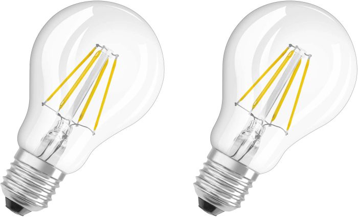LED-lamp Osram Retrofit Classic Star Clas A 40 CL 4 W/2700 K E27 FIL 2 tk