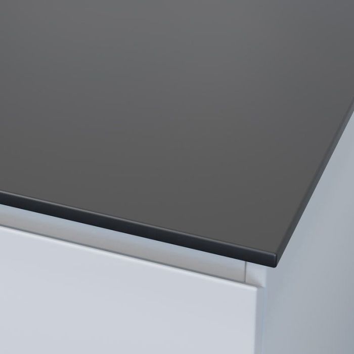 Valamu töötasapind Camargue Skärgård IQ kompakt 120 cm matt must