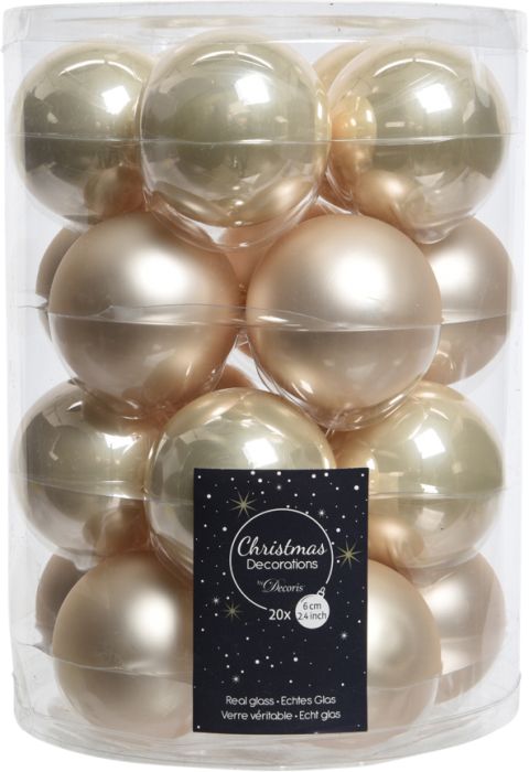 Kuuseehe pall 6 cm, 20 tk/pk pärl