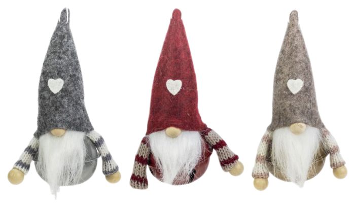 Päkapikk vildist mütsiga 12 cm