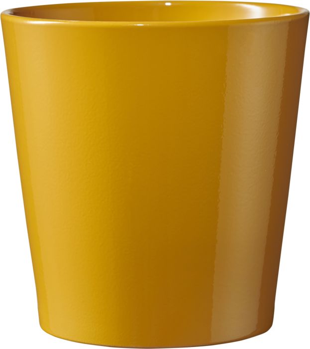 Ümbrispott Dallas Breeze Ø 14 cm, sinepikollane