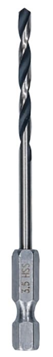 Metallipuur Bosch HSS Pointteq Hex 3,5 mm